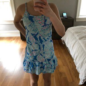 Lilly Pulitzer Blue Sea Creature Dress